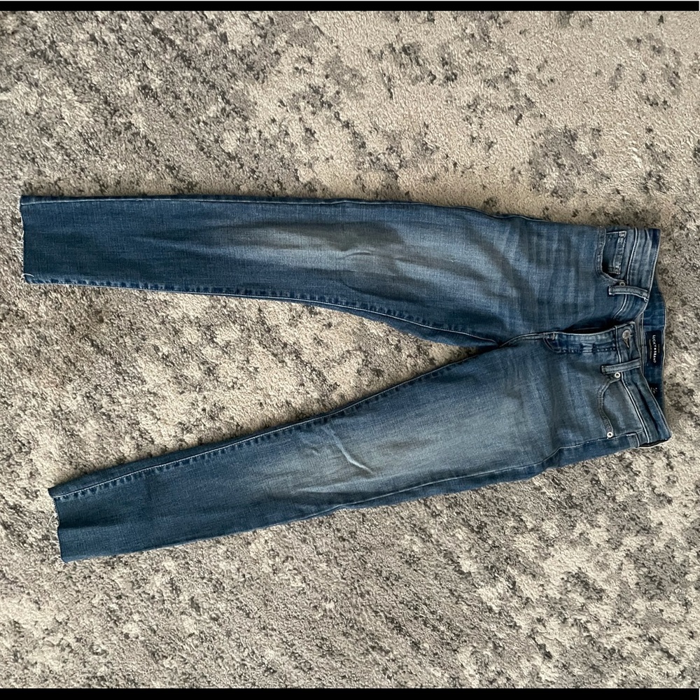 LUCKY BRAND SKINNY RAW EDGE